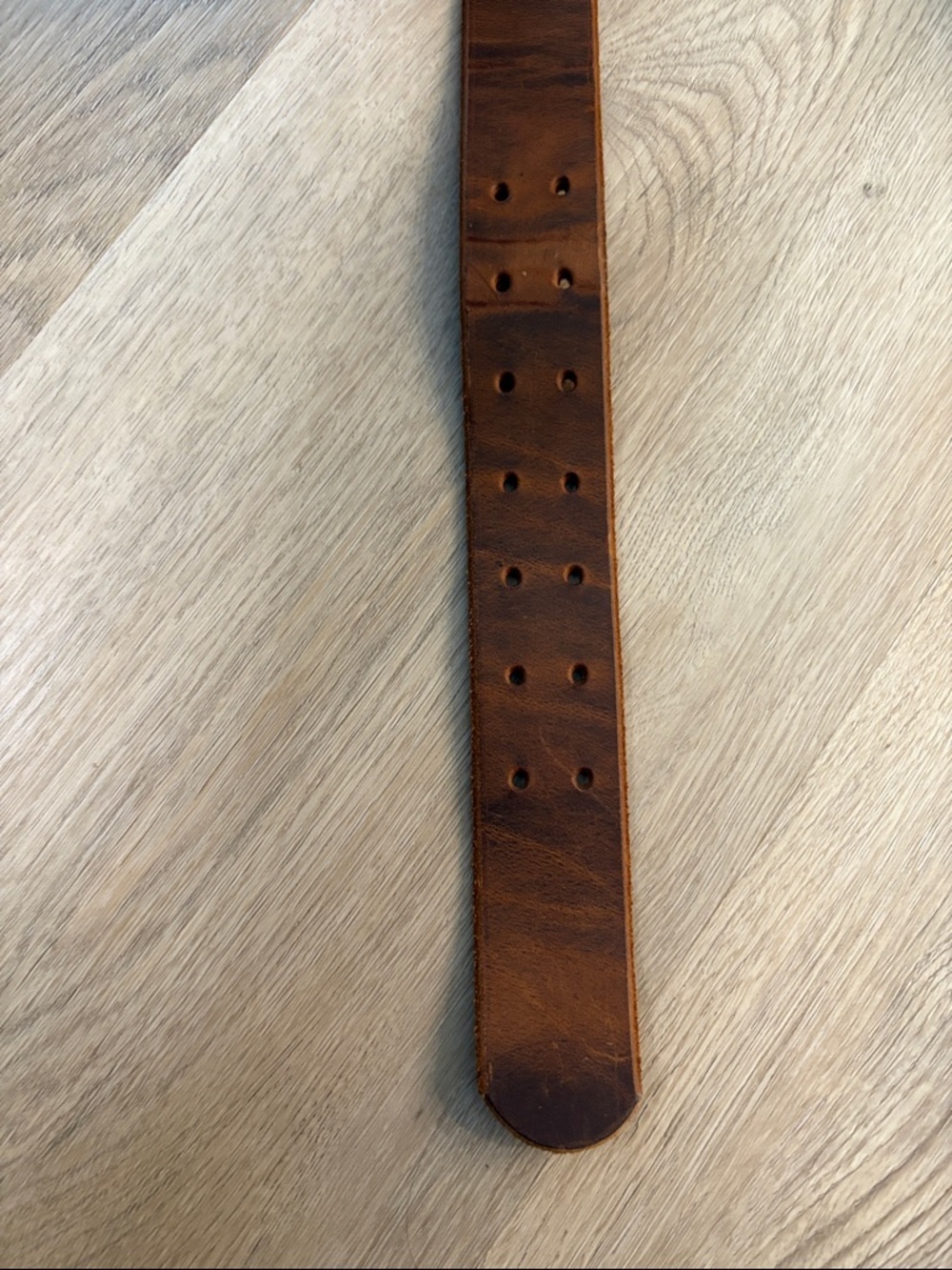 Main Street Forge Journeyman Full Grain Leather Belt Brown Size 44 classic - Picture 4 of 7